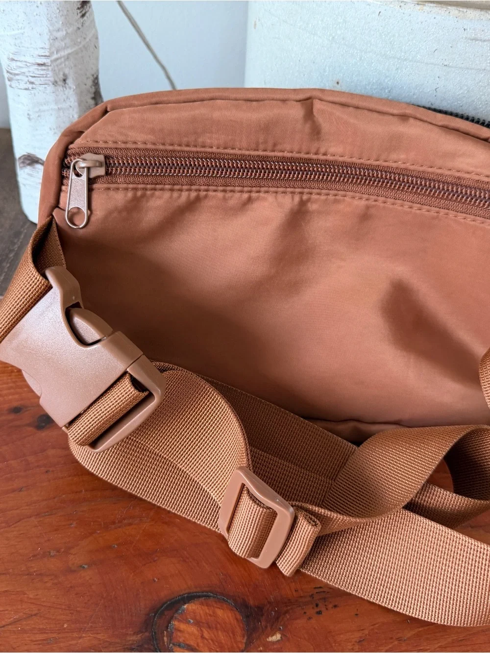Rust Brown Crossbody Sling Bag